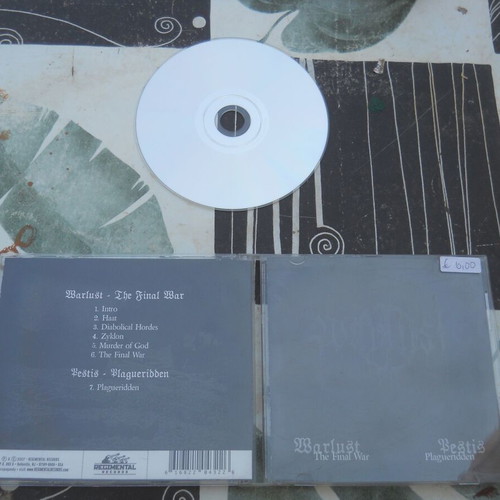 Warlust / Pestis The Final War / Plagueridden CD album, black metal