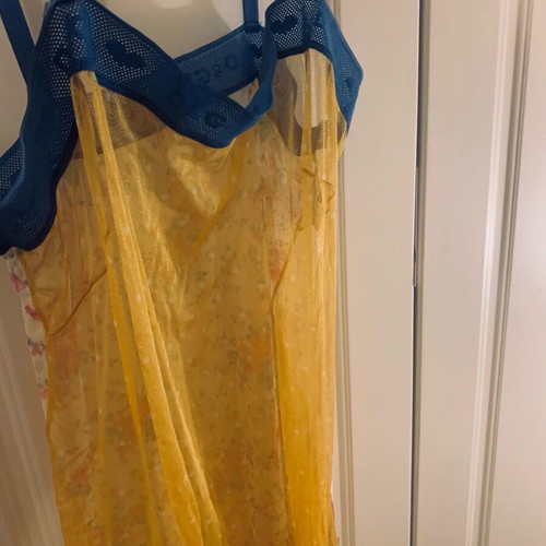D&G underwear dress like new, transparent mini for beachwear