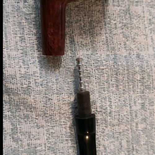 Vintage Italian Real Briar Pipe like new, brown black
