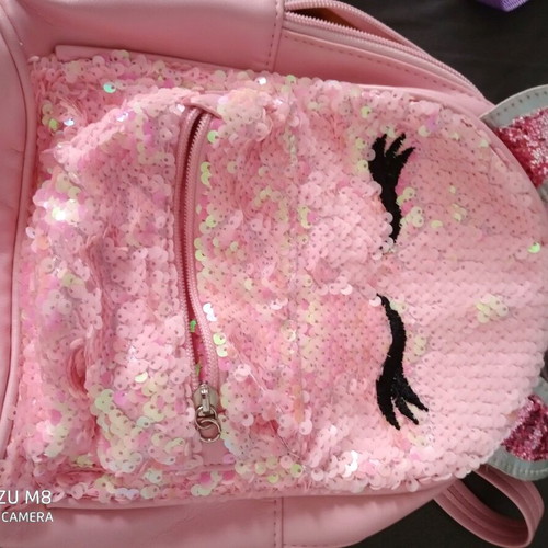 3 bags and a wallet together, girl-themed