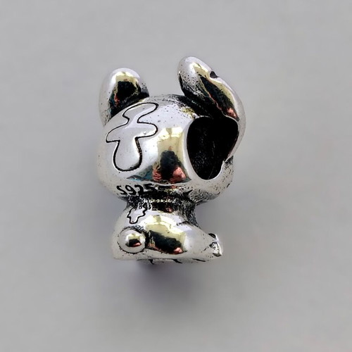 Charm Stitch silver S925 with purple enamel Disney new