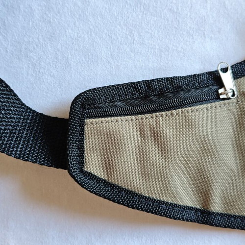 Nescafé Sling Bag new, khaki/beige, multiple compartments