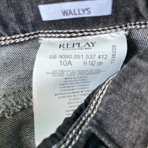 Replay Jean pants black for boys like new, 140 cm