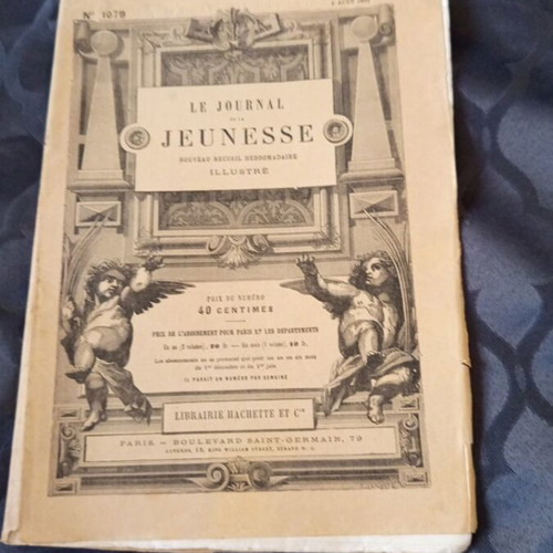 Le journal de jeunesse French magazine 1893 used, issue 1079