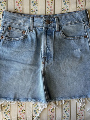 Bershka denim skirt like new, blue, size XS