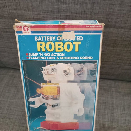 vintage battery powered robot