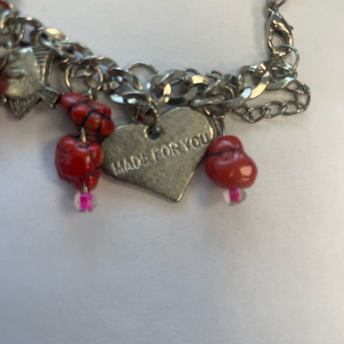 Fashion bracelet new with colorful charms, youthful and playful