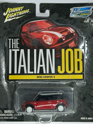 Johnny Lightning 2004 The Italian Job Mini Cooper κόκκινο καινούργιο