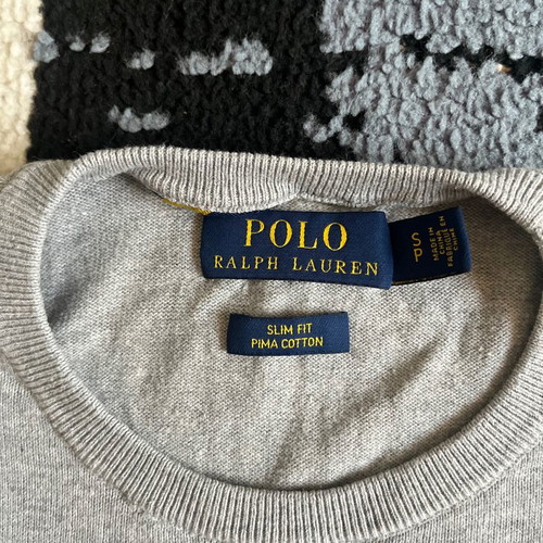Polo Ralph Lauren men's sweater like new, gray