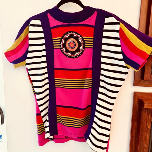 Christian Lacroix Statement Top like new, multicolor, XL