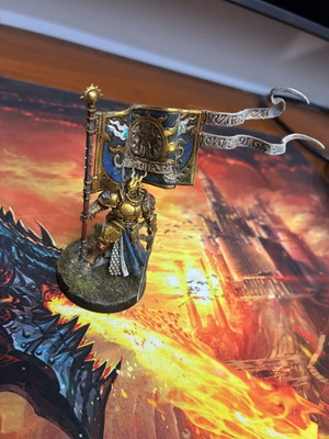 Knight Vexillor Age of Sigmar handpainted, like new