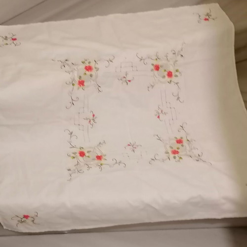 Handmade vintage fabric 0.90 x 0.90 m new condition