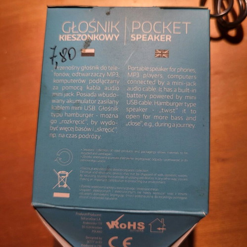 Pocket Speaker new, portable, small