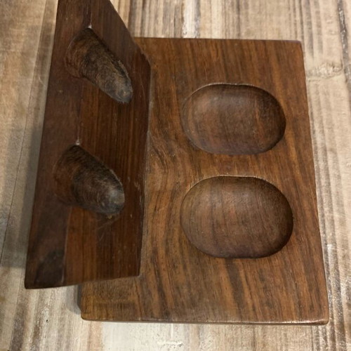 Wooden pipe stand used