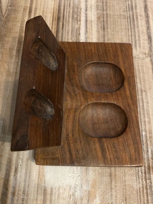 Wooden pipe stand used