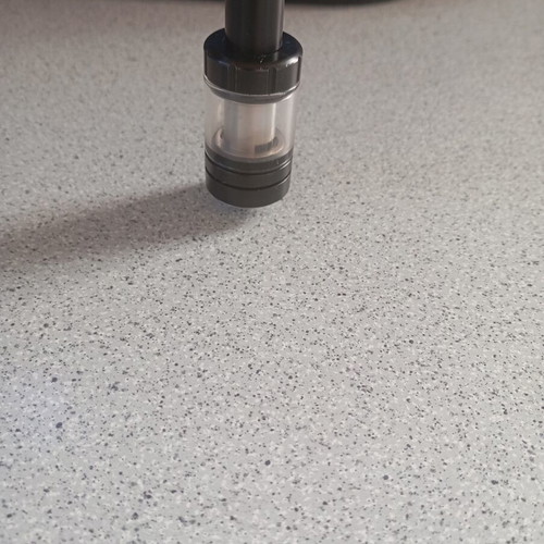 Eleaf Melo III sub-ohm tank used, 4ml capacity, top-fill