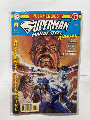 Superman The Man of Steel Annual #6 used, Pulp Heroes, DC Comics 1997