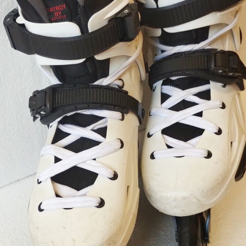 Powerslide Imperial inline skates used, 4x76 mm Flyin Eagle setup