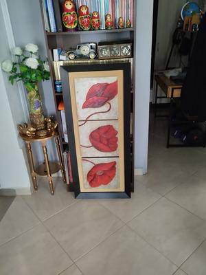 Πίνακας με παπαρούνες σαν καινούργιο