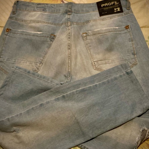 Profil premium jeans light blue like new with distressed details