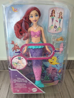 Mattel Disney Princess Swim & Splash Ariel κούκλα ΣΦΡΑΓΙΣΜΕΝΗ