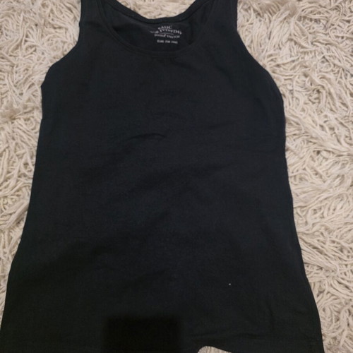 Janina Stretch Black Tank Top like new, size M