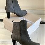  Clarks ankle boots, grey suede leather, size 37.5