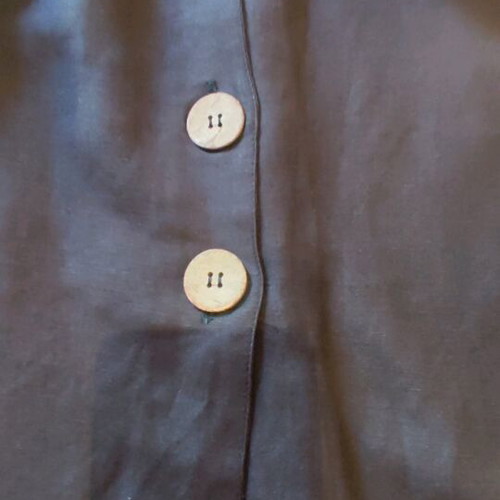 Black linen blend dress River Island like new, size S/M