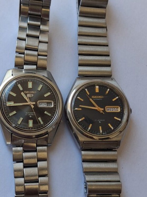 Seiko αυτόματα ρολόγια μεταχειρισμένα, σετ δύο, Ιαπωνία