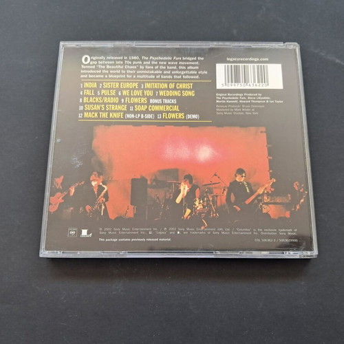 The Psychedelic Furs S/T CD used, punk