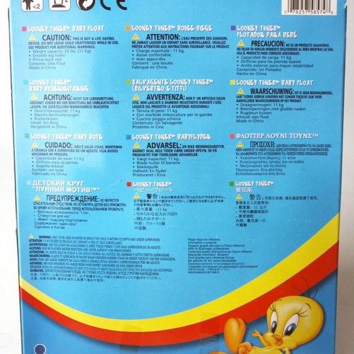 Intex Looney Tunes Tweety Large Inflatable Float 69cm New