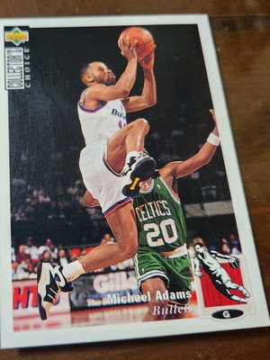 1994-95 Upper Deck Collector's Choice Michael Adams Basketball Card like new