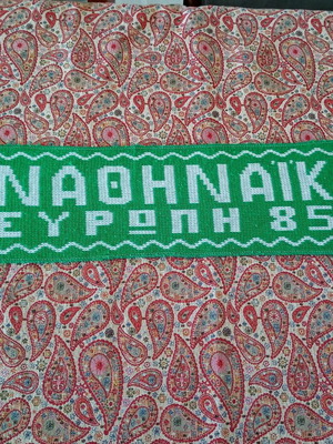 Panathinaikos scarf from the 1980s like new, authentic
