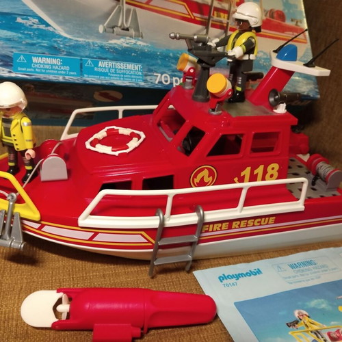 Playmobil 70147 boat with motor
