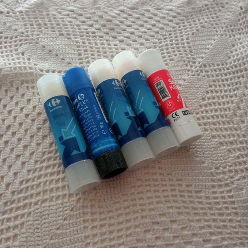 Craft glues new, pack of 5 pieces