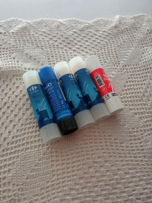 Craft glues new, pack of 5 pieces