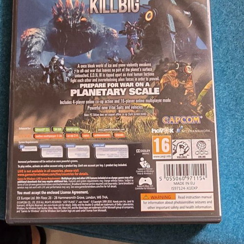 Lost Planet 2 PC game hard copy