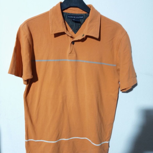 Tommy Hilfiger men's shirt L used, orange