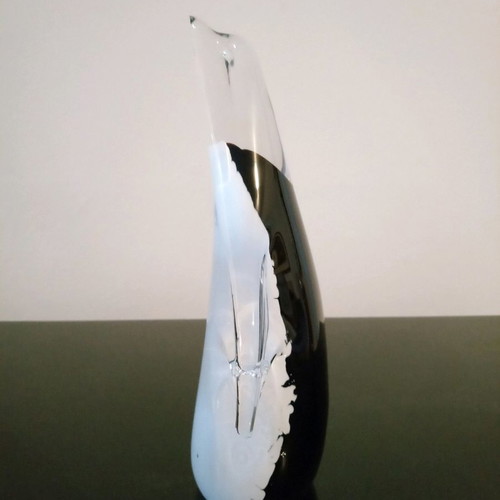 Crystal decorative penguin fm ronne by sweden (kosta boda) used