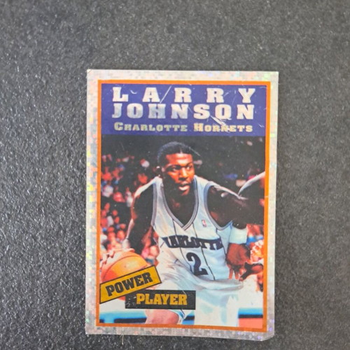 Panini NBA sticker used Larry Johnson 1995-96