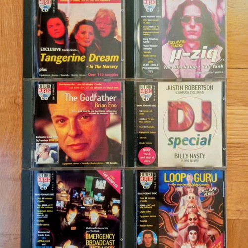 Future Music rock CD pack of 6 like new