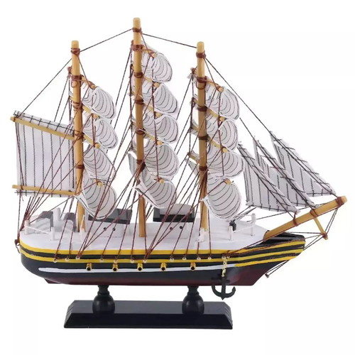 Wooden decorative ship Clipper new 24cm