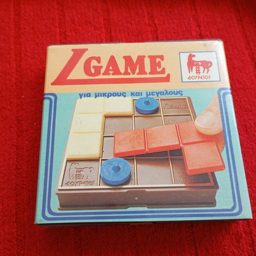 Z Game vintage board game used, Greek strategy by Δούρειος