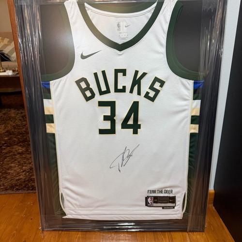 Authentic Giannis Antetokounmpo Nike Swingman Association Edition Jersey in Luxury Frame new