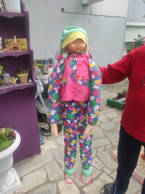 Susie Stretch doll used, collectible Kollitoula Famosa 90's