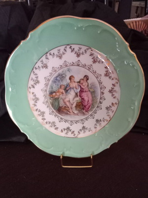Gloria Alt-Wien antique porcelain plate, 21 cm