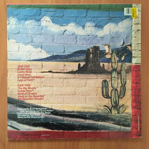Bruce Springsteen Lucky Town LP vinyl 33rpm Greek release 1992