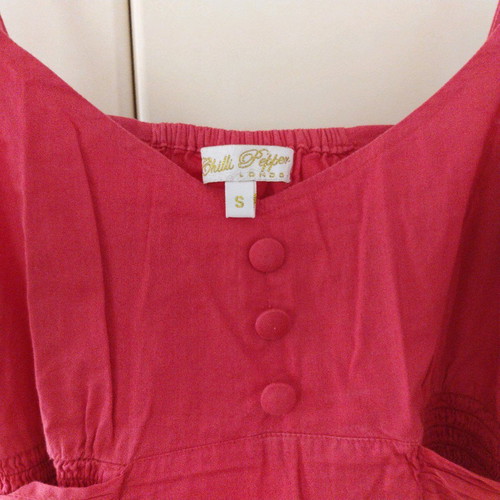 Chilli Pepper dress fuchsia like new, size S, cotton