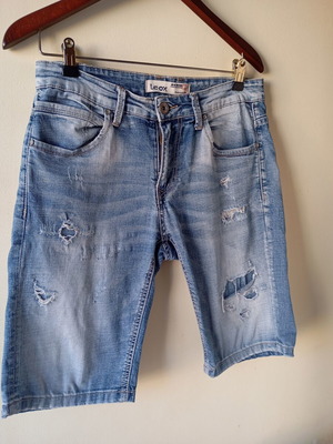 Τζιν βερμούδα ανδρική Abercrombie & Fitch σαν καινούργια, γκρι