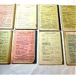 Οκτώ σπάνια συλλεκτικά  σχολικά βιβλία εκδοτικός οίκος ΔΗΜΗΤΡΑΚΟΥ ΑΘΗΝΑΙ της δεκαετίας του '30 και του '40.